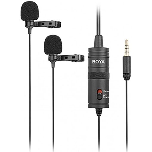 Boya BY-M1DM Professional Dual Lapel Microphone